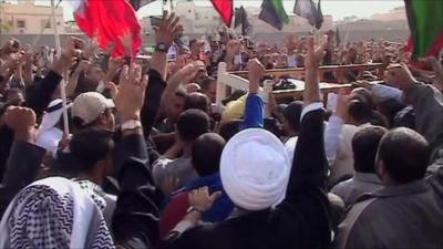 Mourners in Bahrain