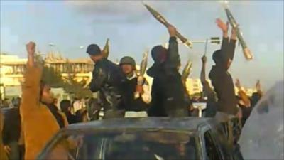 Libyan protesters