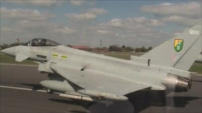Typhoon Fighter Jet
