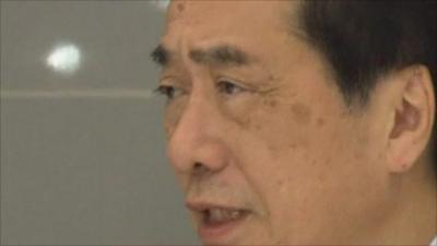 Japanese prime minister, Naoto Kan