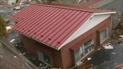 Tsunami damage