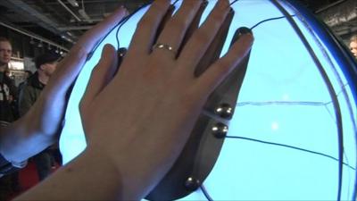 Emergence - biofeedback art installation