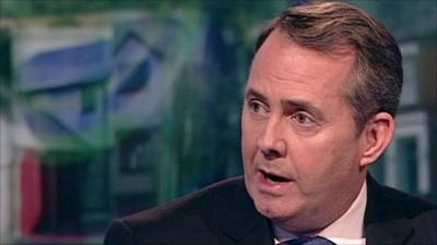 Defence Secretary Liam Fox MP