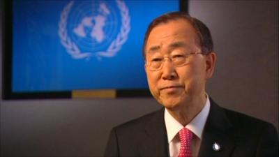 UN Secretary General Ban Ki-moon
