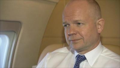 Foreign Secretary William Hague
