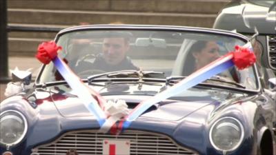 Prince William and Catherine, the Duchess of Cambridge