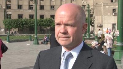 UK Foreign Minister William Hague
