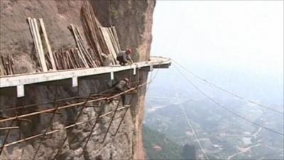 The cliff path