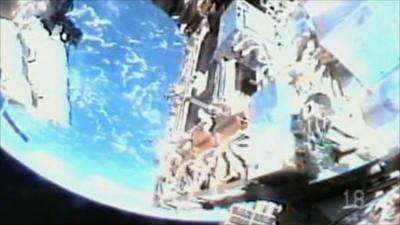 ISS and the Earth