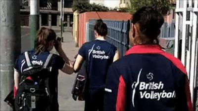 GB women's indoor volleyball team