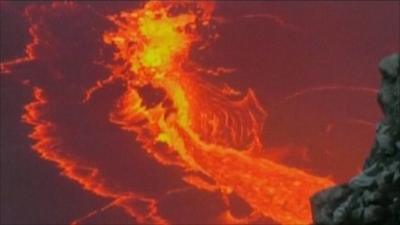 Kiluaea volcano in Hawaii