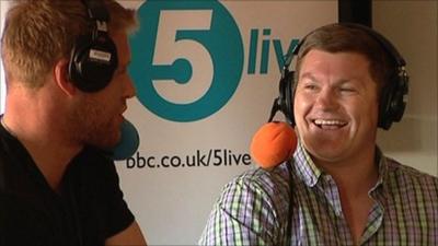 Ricky Hatton talks to Andrew Flintoff