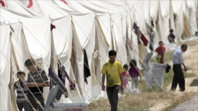 Syrian refugees in Turkey