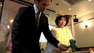 Tomoharu and Miki Saito