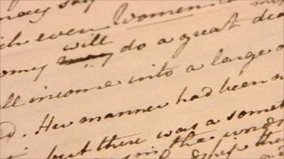 Jane Austen manuscript