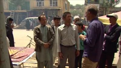 Jonathan Beale in Bamiyan