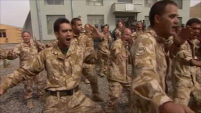 New Zealand troops