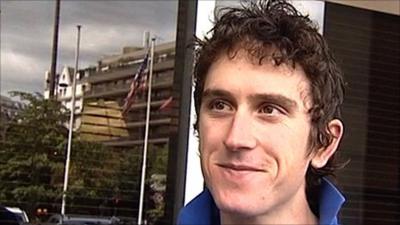 Cyclist Geraint Thomas