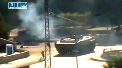 A tank in Syria