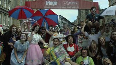 Comedians at Edinburgh Fringe