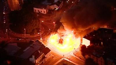 Fire in Croydon