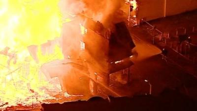 House of Reeves ablaze
