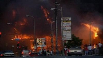 LA riots in 1992