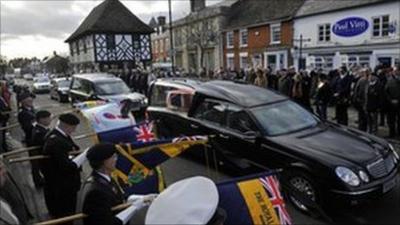 Repatriation through Wootton Bassett