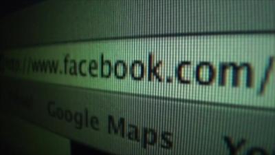 Facebook URL on a browser