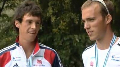 Great Britain's Kieren Emery and Peter Chambers