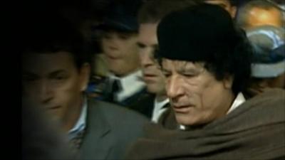 Col Gaddafi - file photo