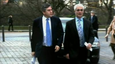 Gordon Brown and Alistair Darling