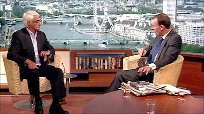Alistair Darling and Andrew Marr