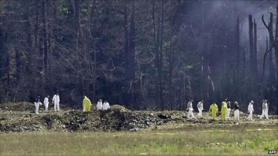 Crash site of United 93