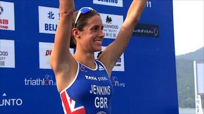 British triathlete Helen Jenkins