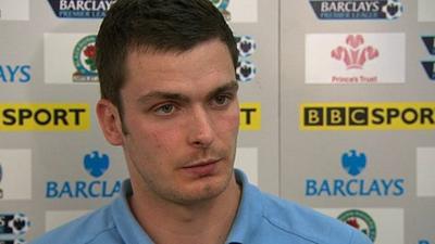 Manchester City's Adam Johnson