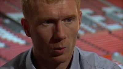 Former Manchester United midfielder Paul Scholes