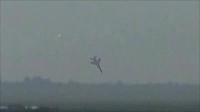 FBC-1 jet nosedives towards the ground