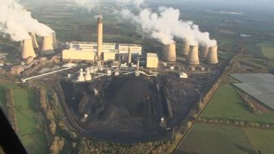View from a helicopter