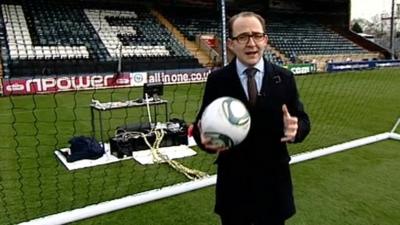 Testing goal line technology