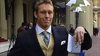 Jonny Wilkinson was awarded an OBE in 2004