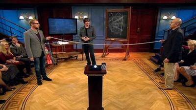 Brian Cox with Simon Pegg and Jim Al-Khalili