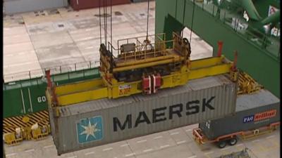 Maersk shipping container