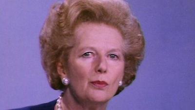 Margaret Thatcher in 1989