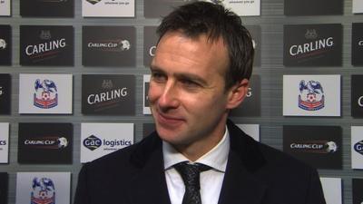 Crystal Palace boss Dougie Freedman