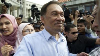 Veteran Malaysian opposition politician Anwar Ibrahim