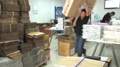 Warehouse belonging to one of the Gulf's successful online stores