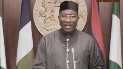 Nigerian President Goodluck Jonathan