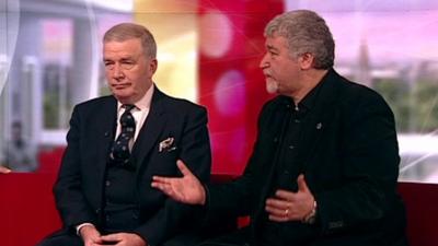 Admiral Lord West and Professor Ed Galea