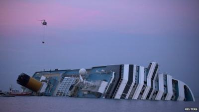 The Costa Concordia